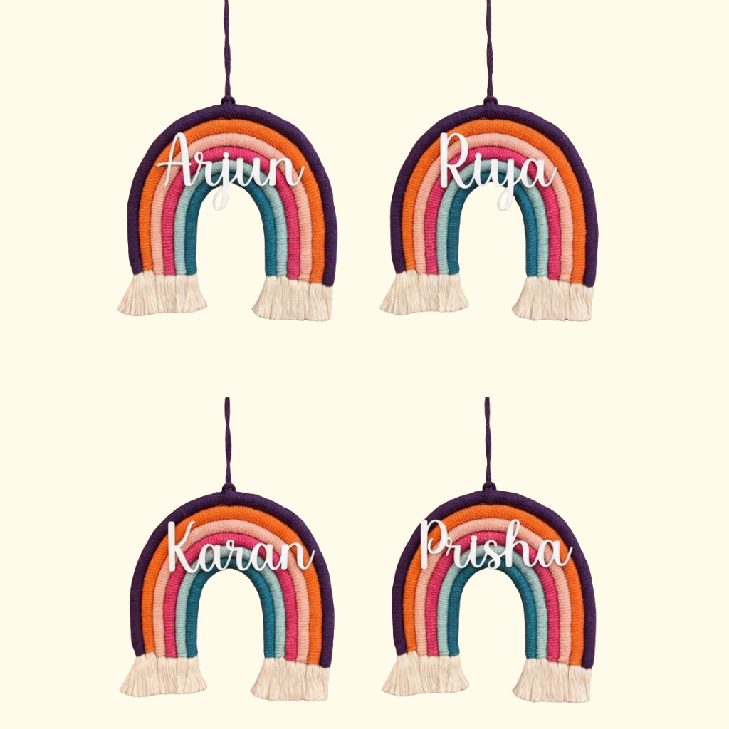Personalised Macrame Wall Hangings