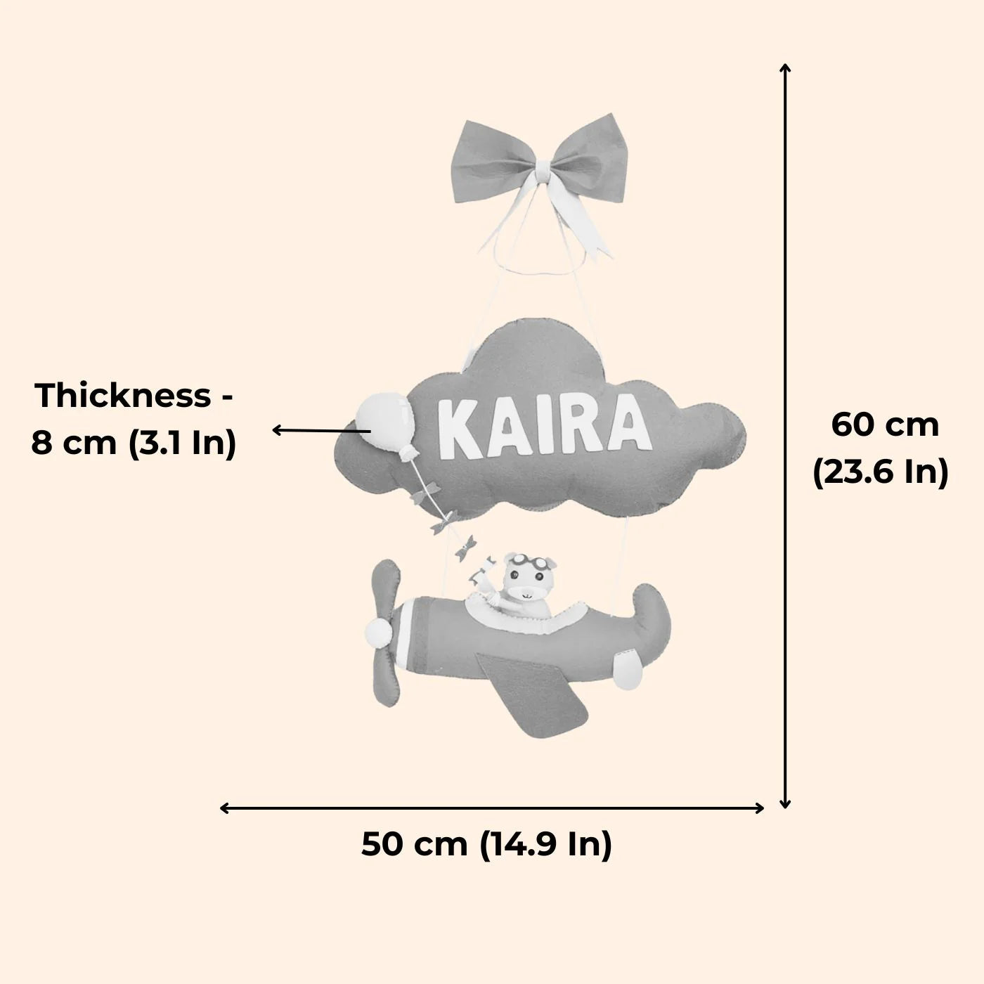 Aviator Name Hanging