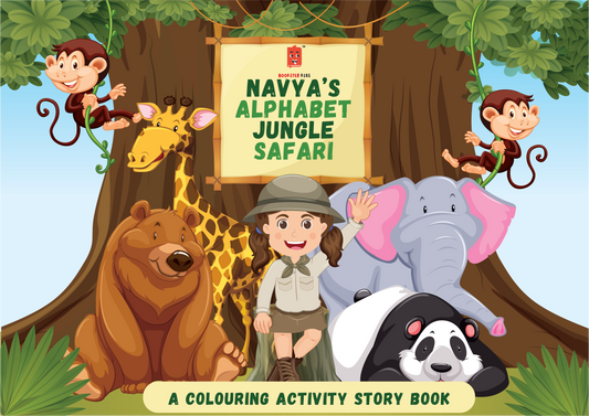 Child’s Alphabet jungle Safari Activity Book