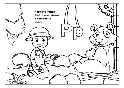 Child’s Alphabet jungle Safari Activity Book