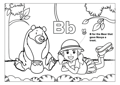 Child’s Alphabet jungle Safari Activity Book