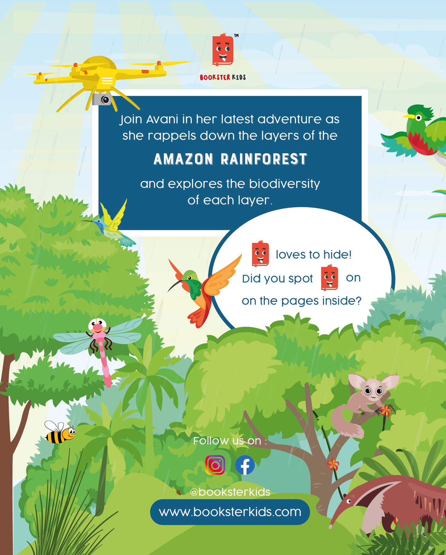 Child’s Rainforest Rappel- Bookster Kids Explorer Series image 2