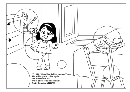 Child’s Rainbow Bubbles Activity Book