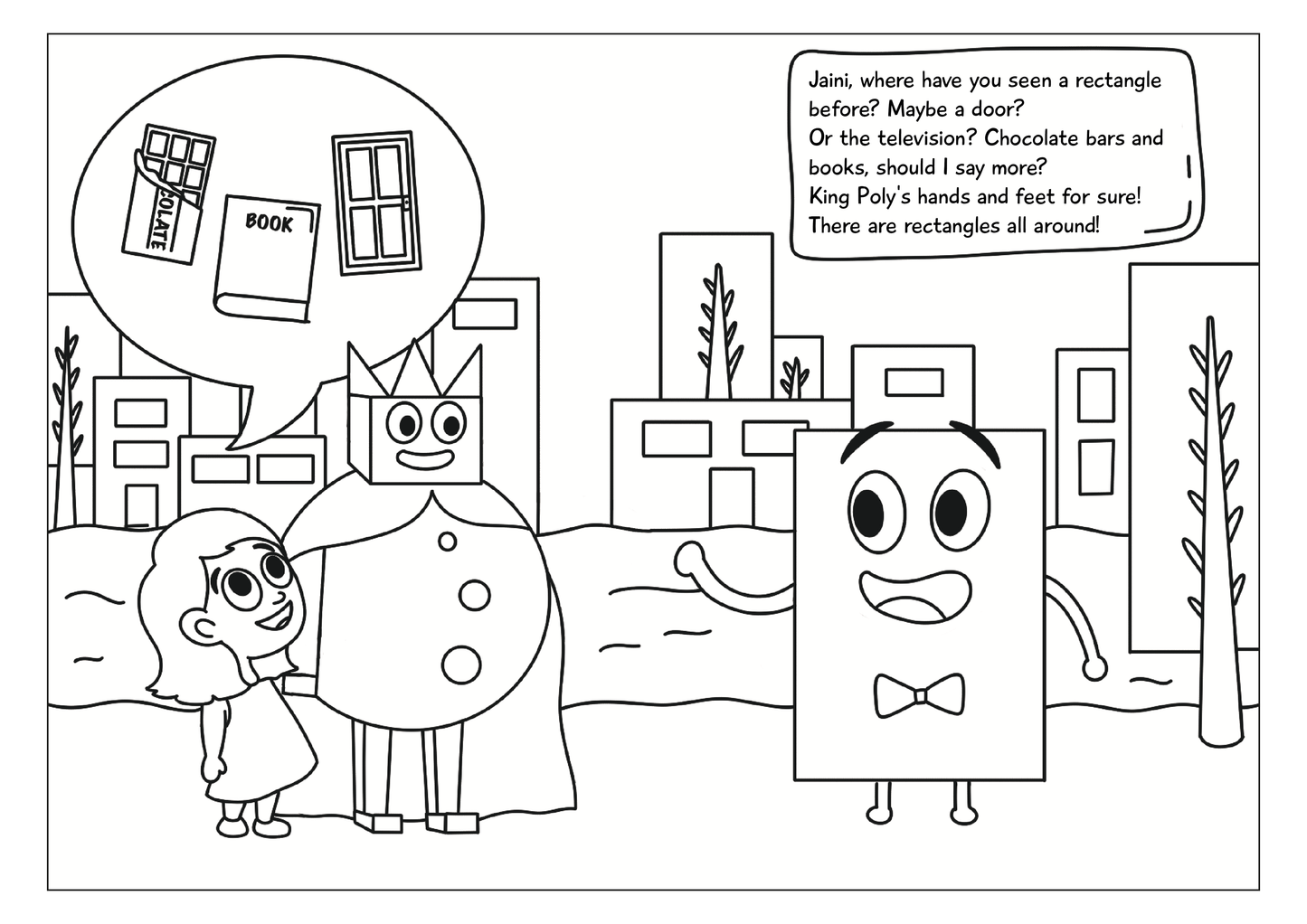 Child in the Kingdom of Shapes Activity Book