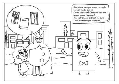 Child in the Kingdom of Shapes Activity Book