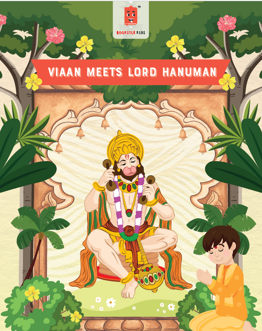 Child Meets Lord Hanuman image 0