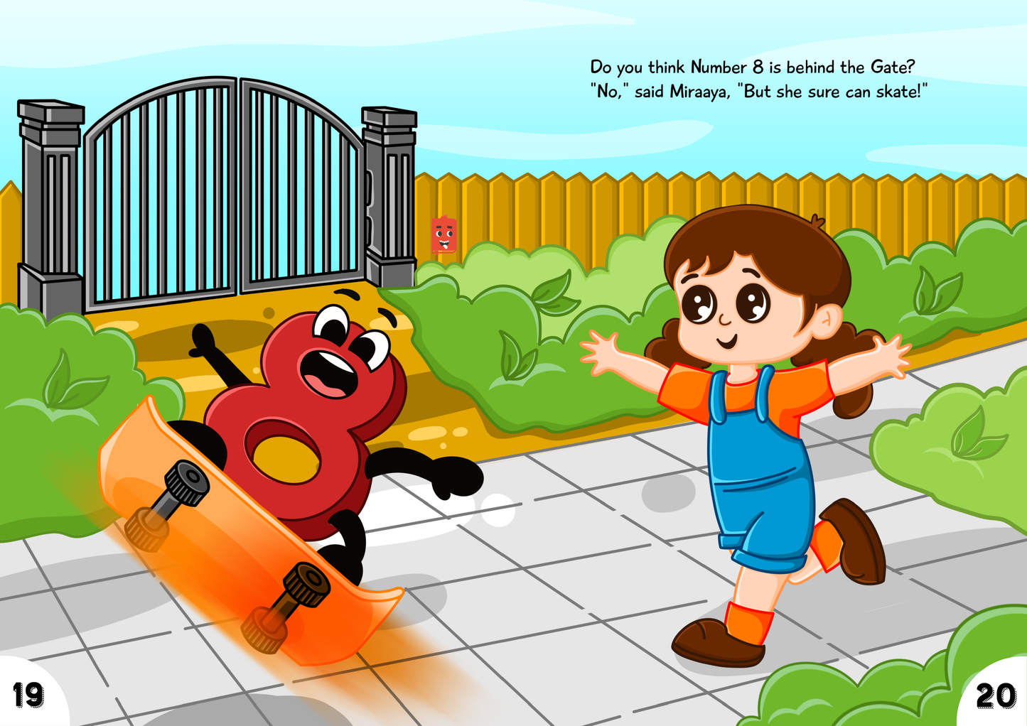 Child Plays Hide and Seek with Numbers image 3