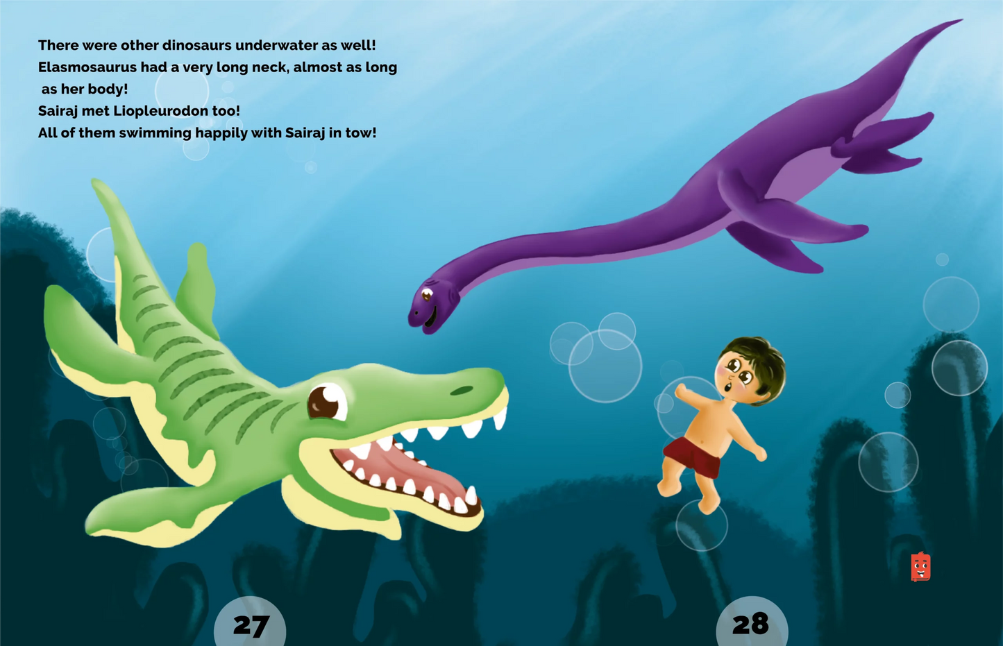 Child in the Land of Dinosaurs image 4