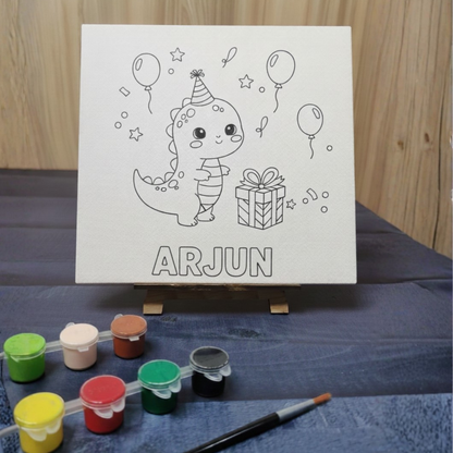 Personalised Paintable Canvas