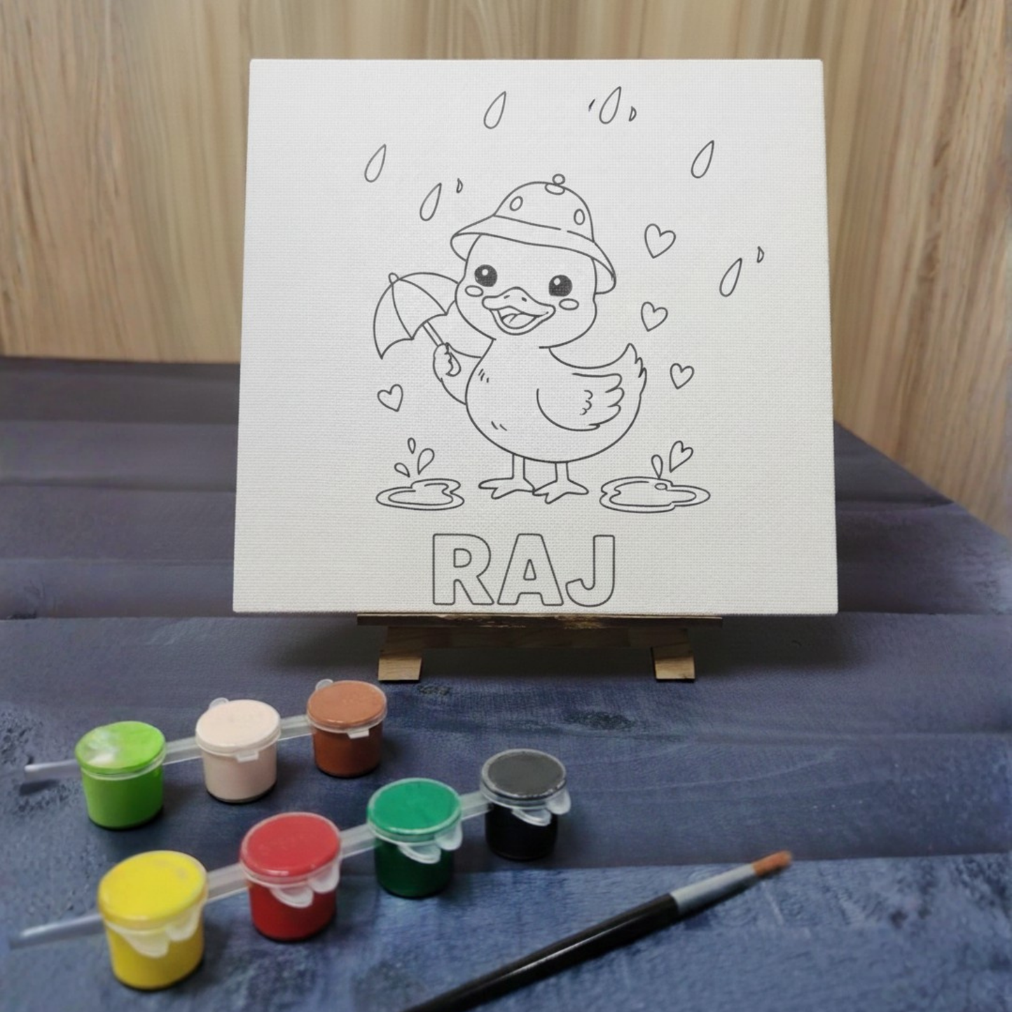 Personalised Paintable Canvas