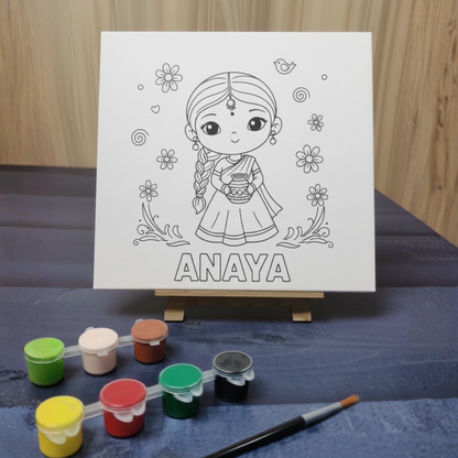 Personalised Paintable Canvas