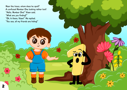 Child Plays Hide and Seek with Numbers image 4