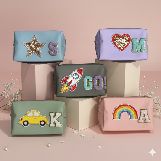 Personalised Patch Travel Pouch