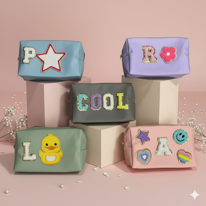 Personalised Patch Travel Pouch