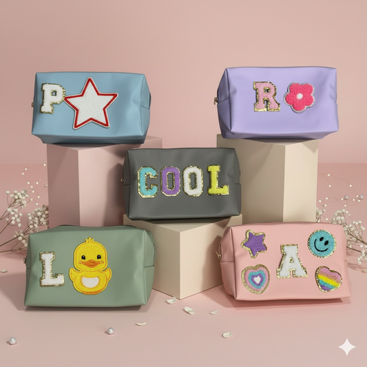 Personalised Patch Travel Pouch