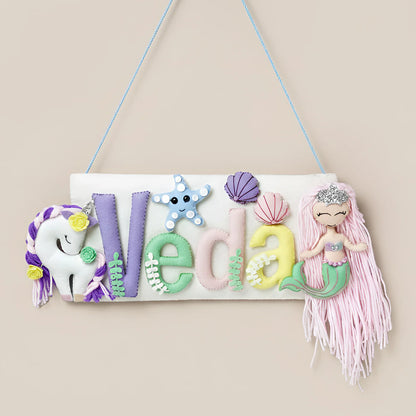Rectangle Felt Name Bunting