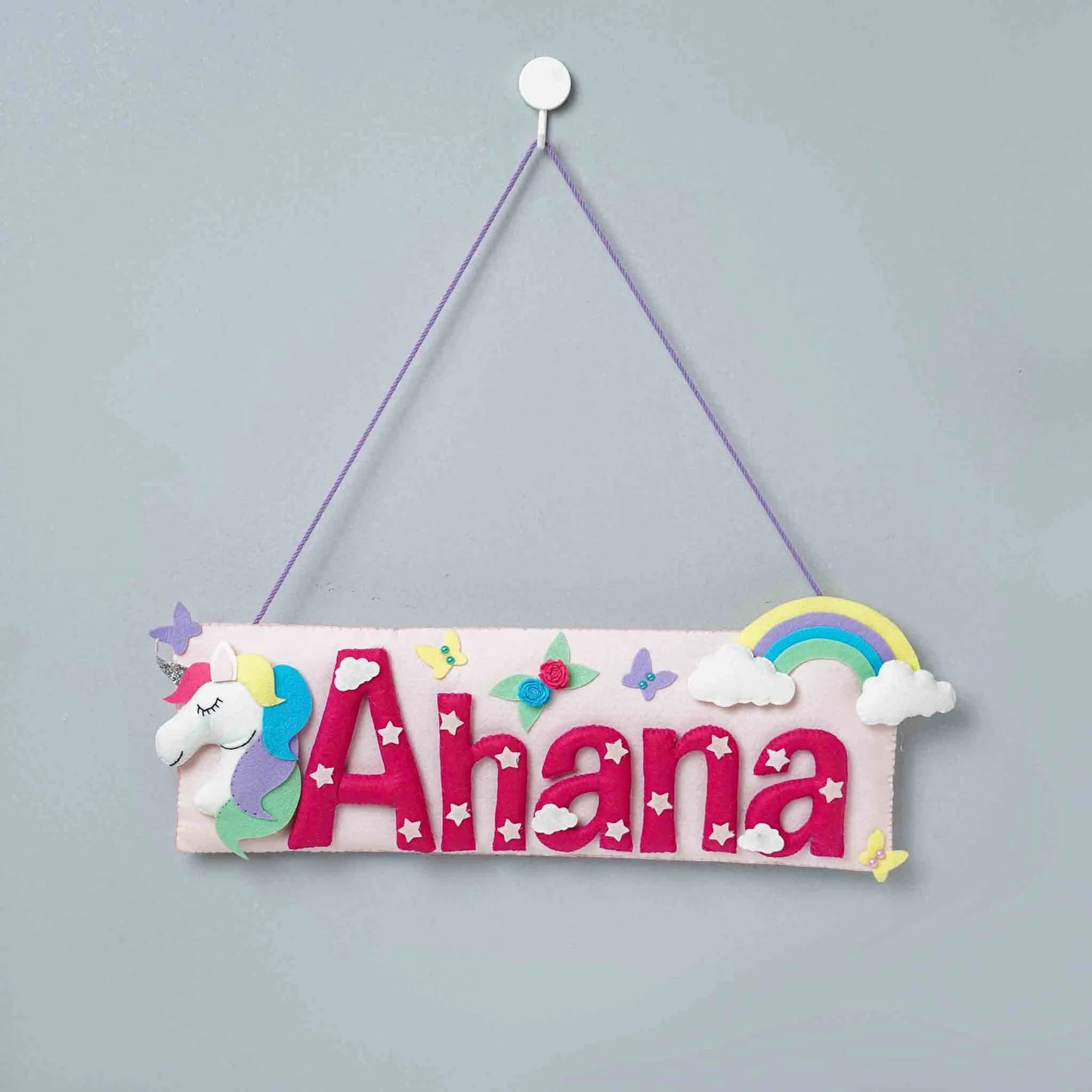 Rectangle Felt Name Bunting